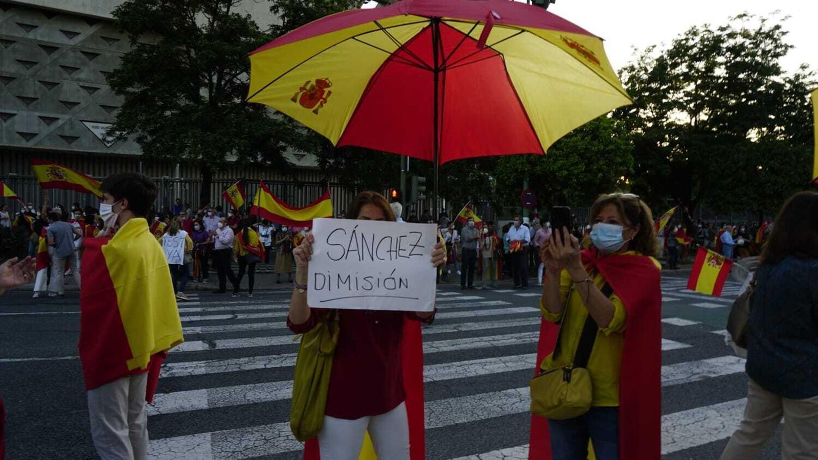 Peticiones de dimisión de Pedro Sánchez.