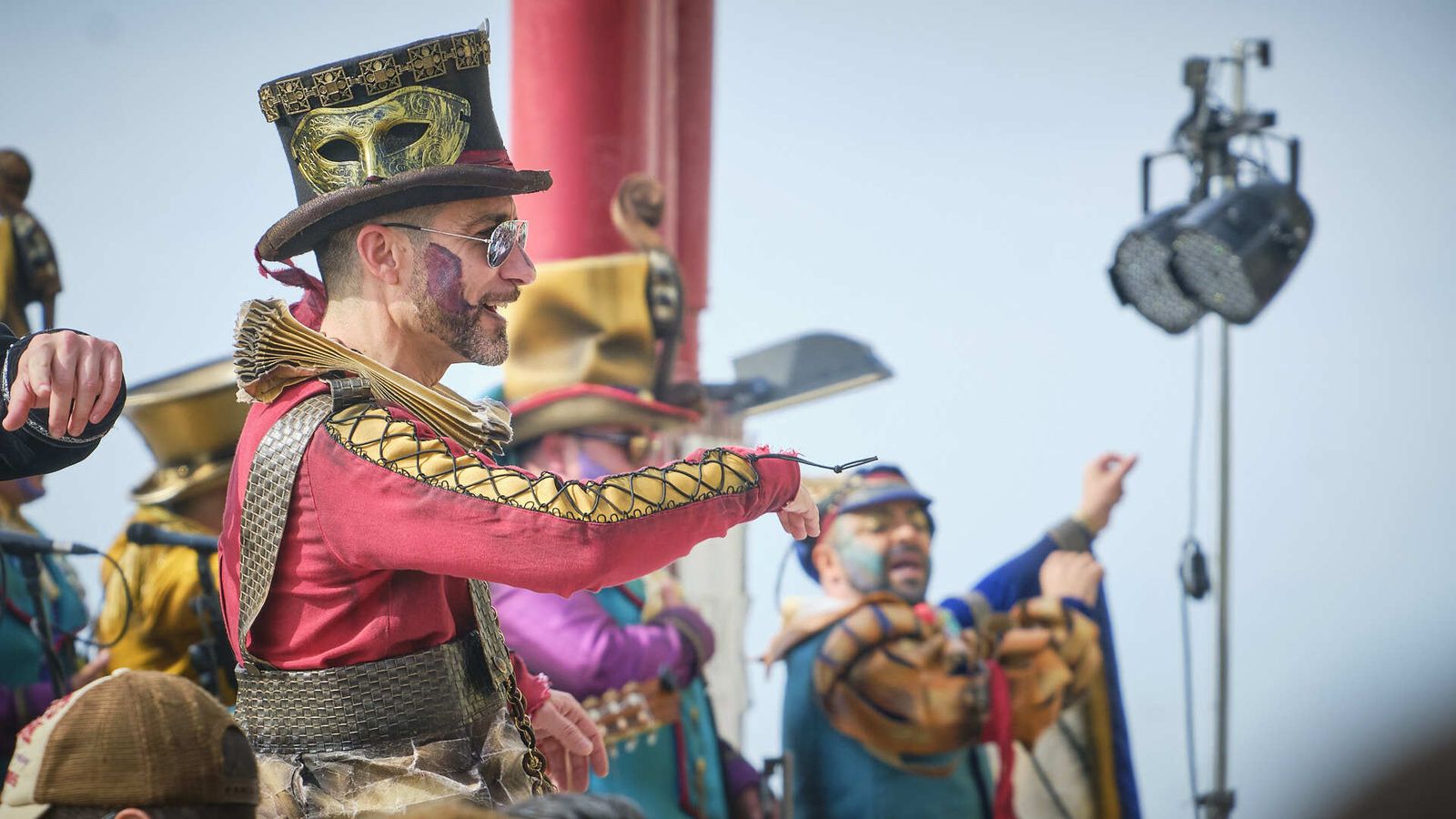 Batalla de Coplas en el Paseo Marítimo de Cádiz
