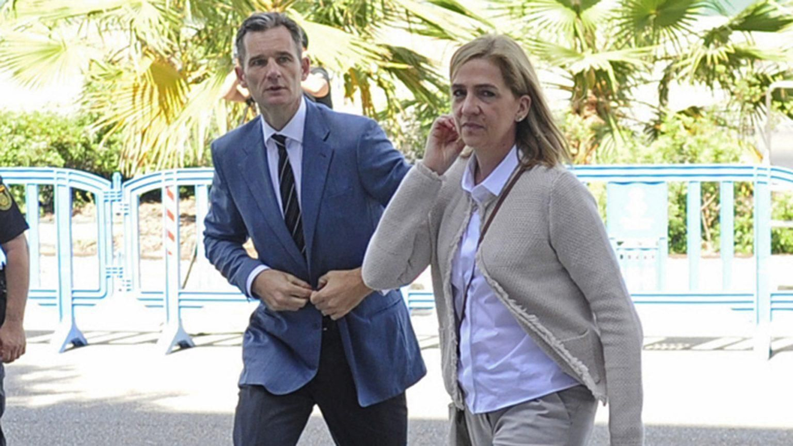 Iñaki Urdangarín y la infanta Cristina.