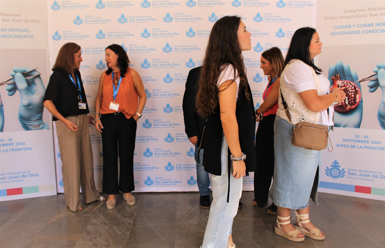 Ambiente en los Claustros.