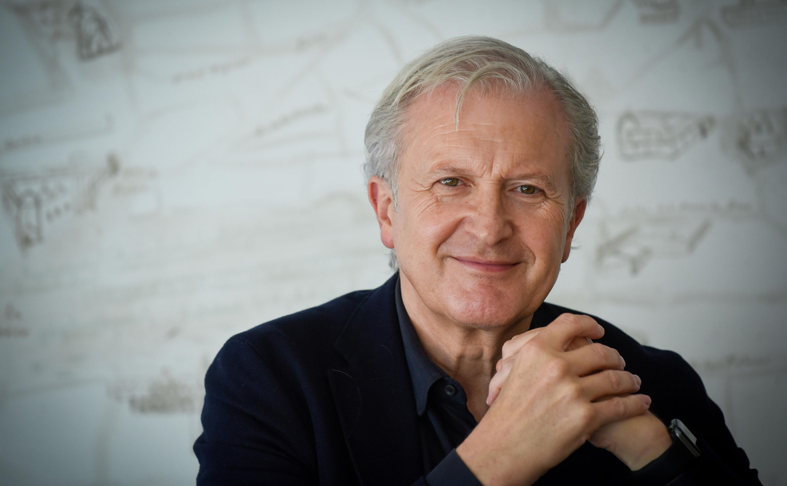 Emilio del Río, durante la entrevista.