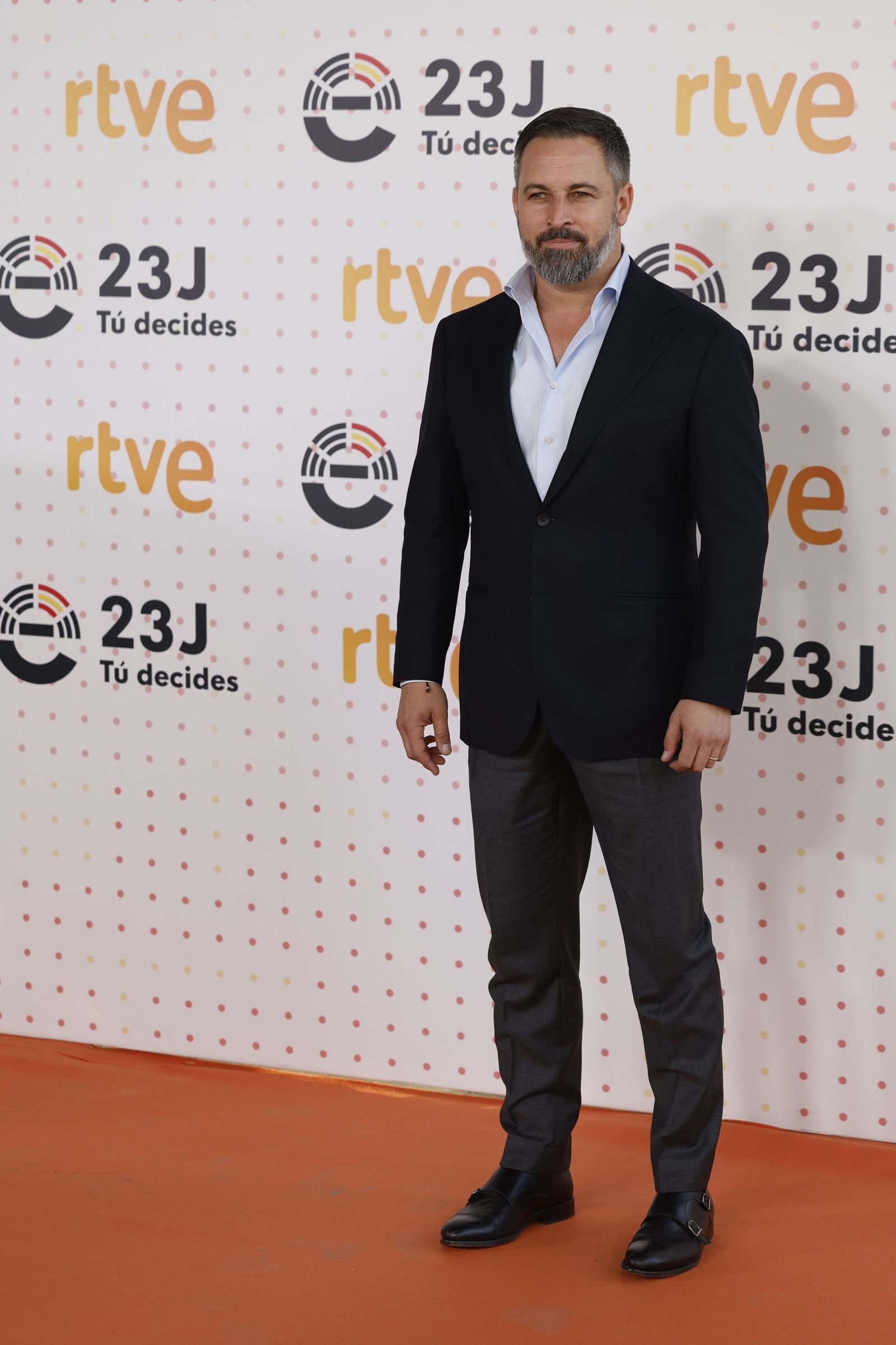 Las fotos del debate de TVE con Pedro Sánchez, Yolanda Díaz y Santiago Abascal