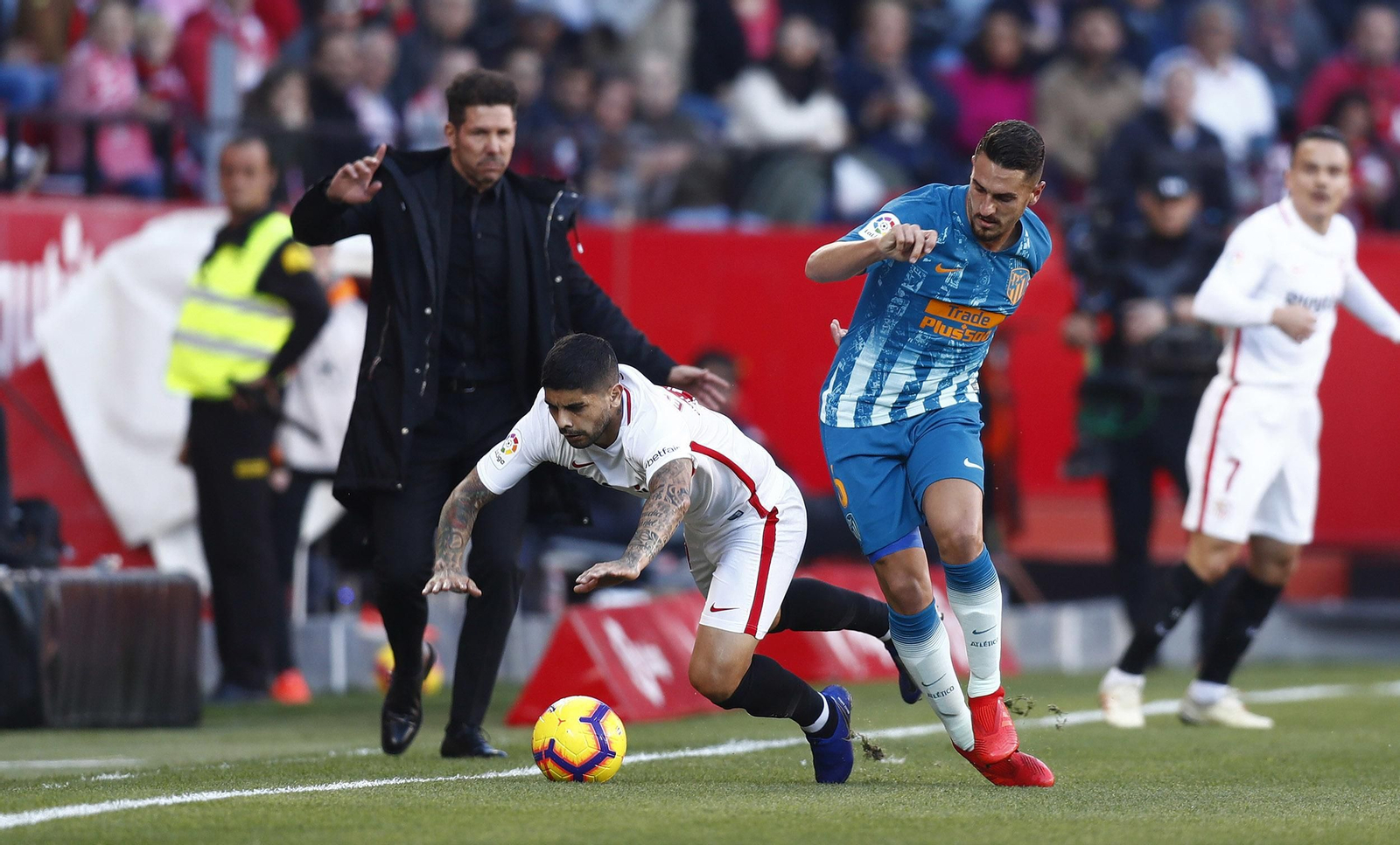 El Sevilla FC-Atlético de Madrid, en imágenes