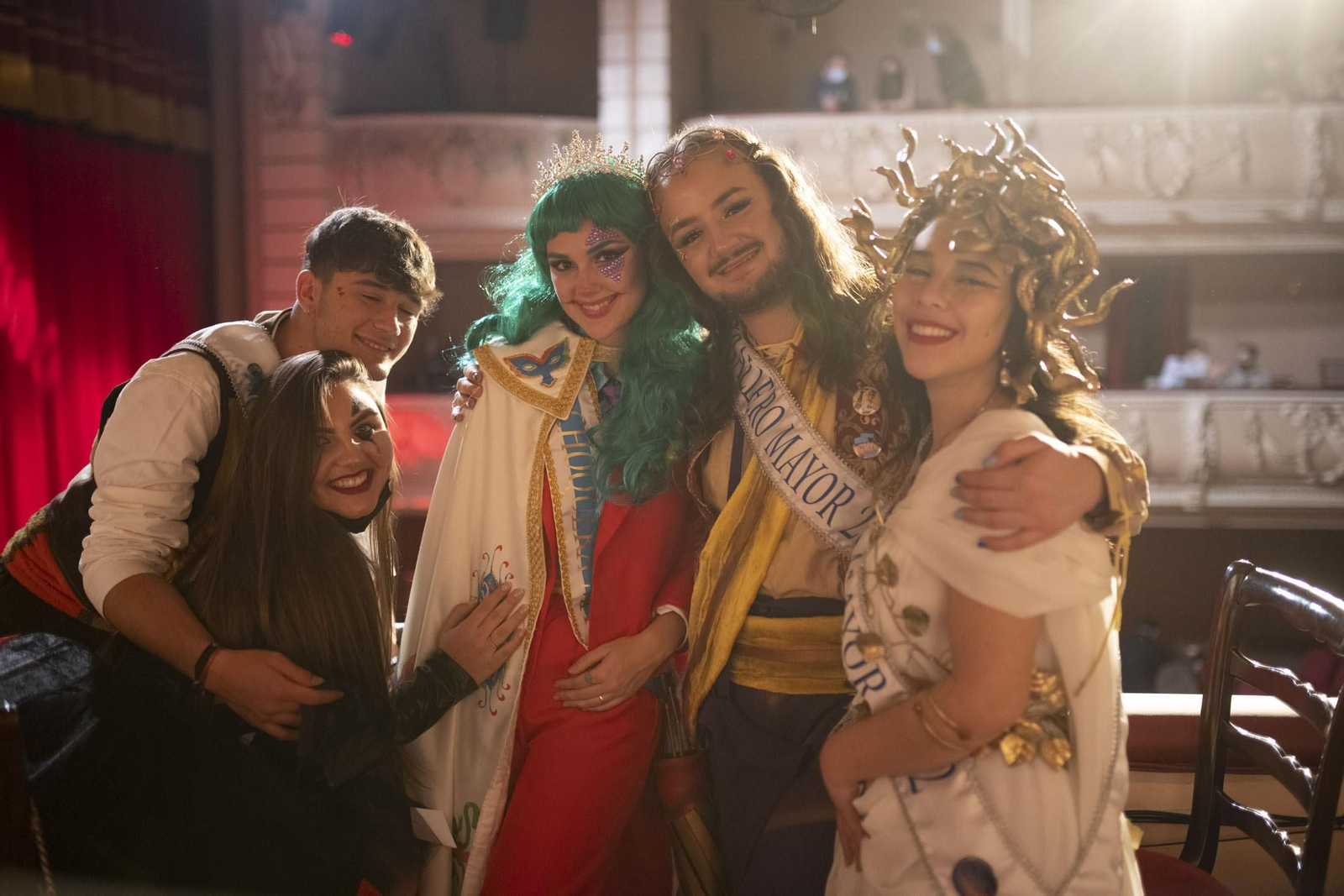 Imágenes del ambiente en el cuarto día del concurso de agrupaciones del Carnaval Colombino