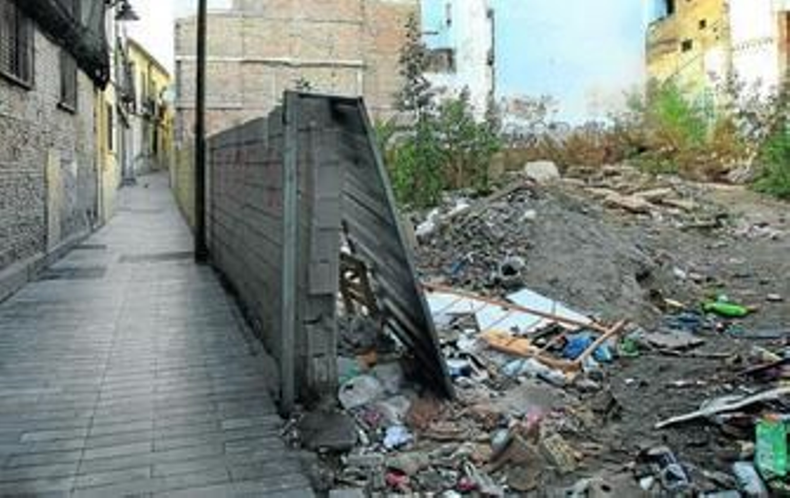 Un escaparate descuidado