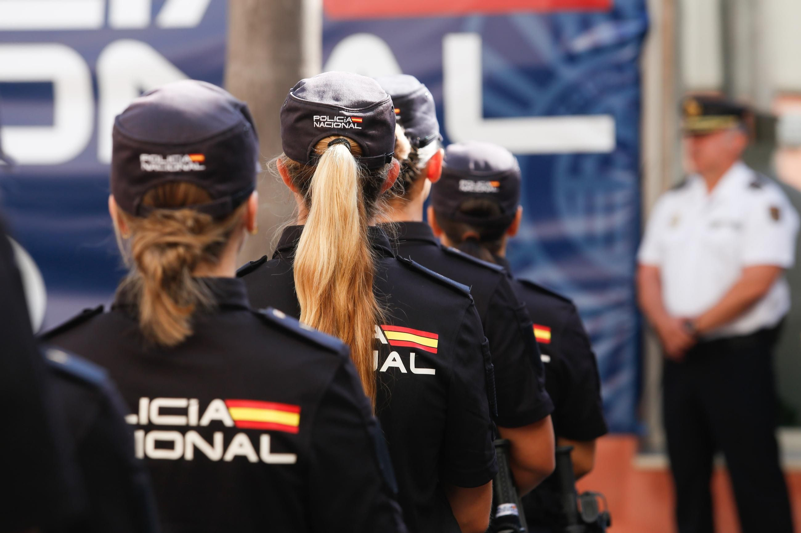 Acto de presenación de los nuevos alumnos de la Escuela Nacional de Policía en Algeciras