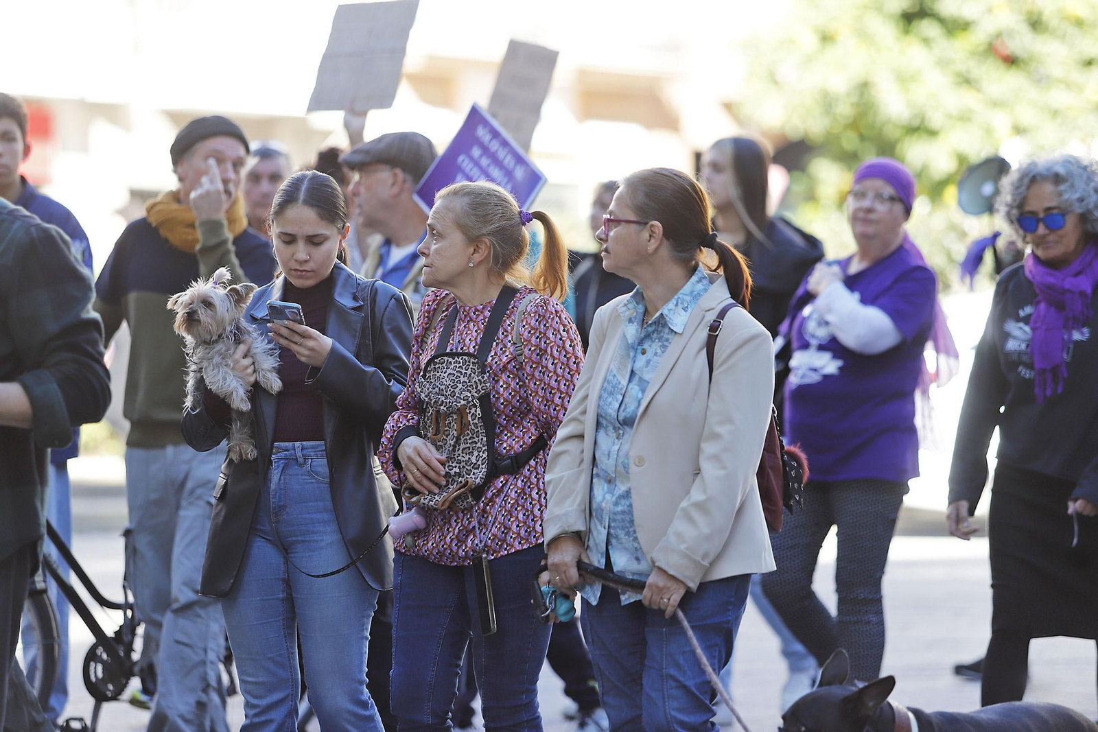 Imágenes de la manifestación del 25N contra la violencia hacia la mujer
