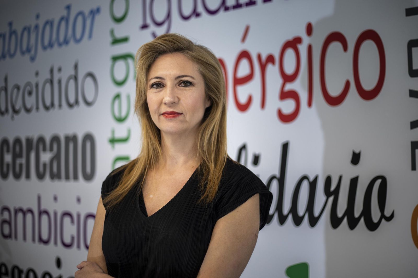 Victoria Eugenia Pineda (Alcaudete, 1974), fotografiada en el interior de la sede de CSIF Granada.