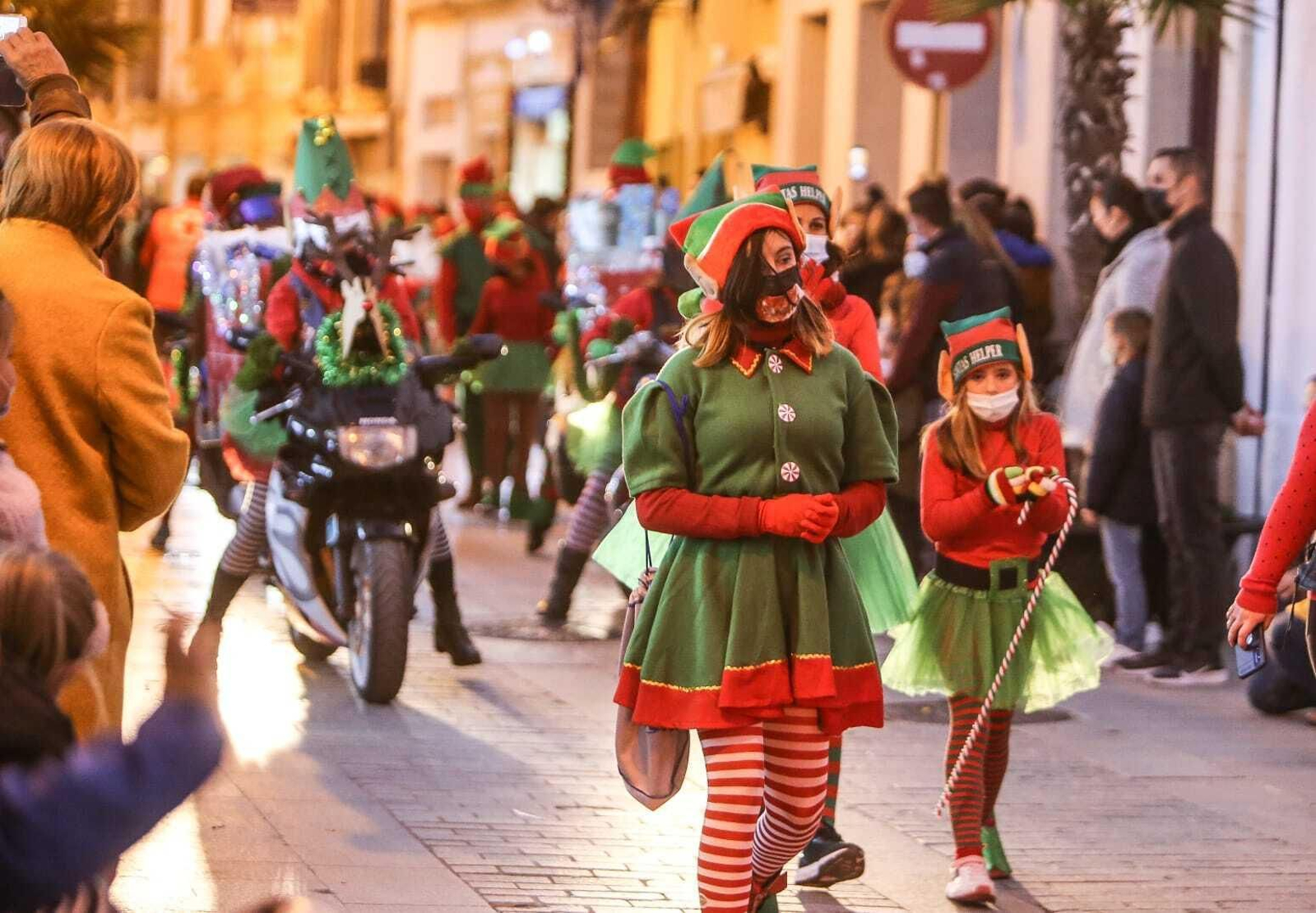 Cabalgata de Papá Noel en Chiclana