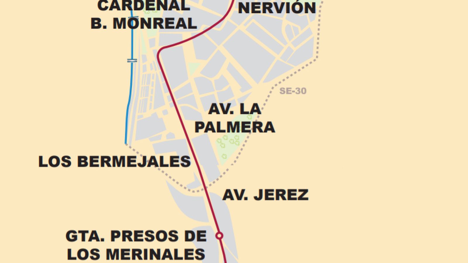 Recorrido de la nueva línea