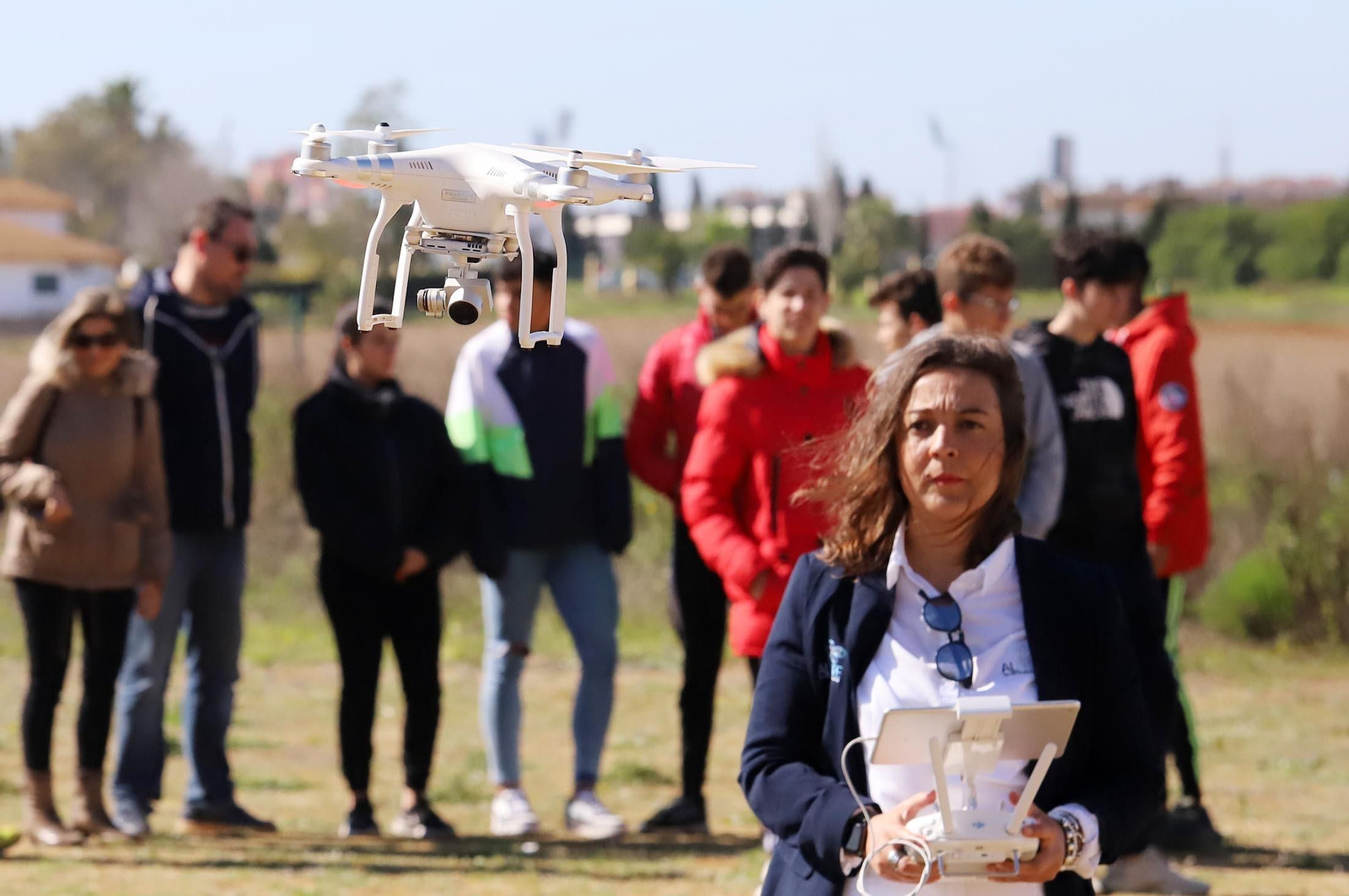 Imágenes del curso de 'Iniciación al pilotaje de drones'