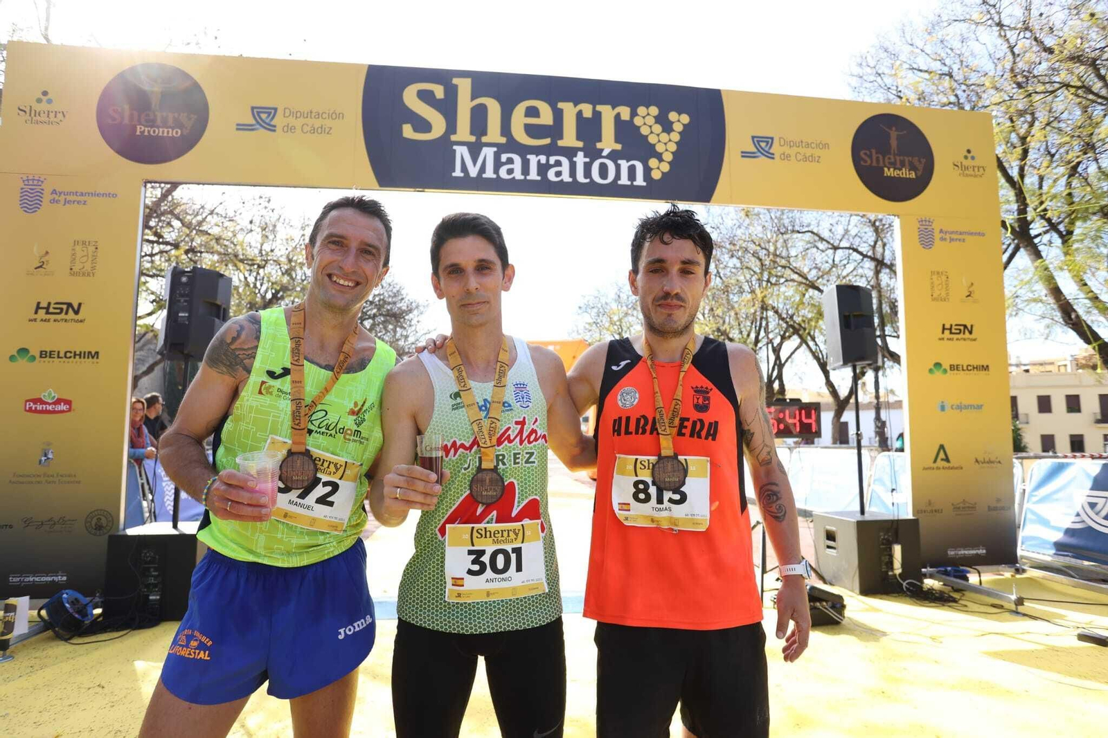 Imágenes de la V Sherry Maratón de Jerez