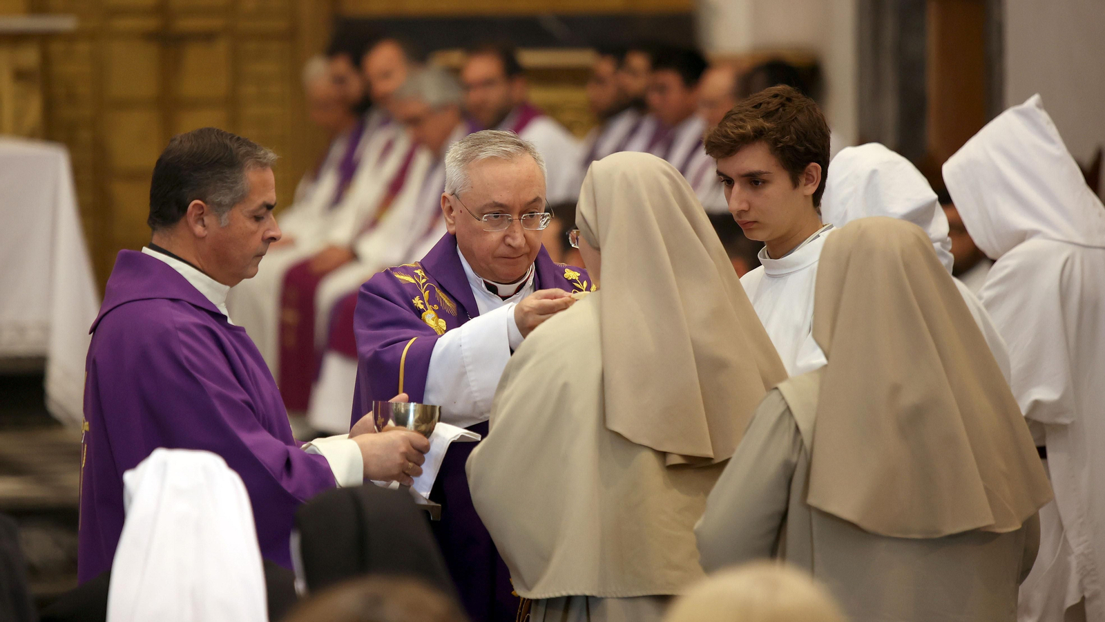 Misa de despedida en la Cartuja de Jerez a las hermanas de Belén