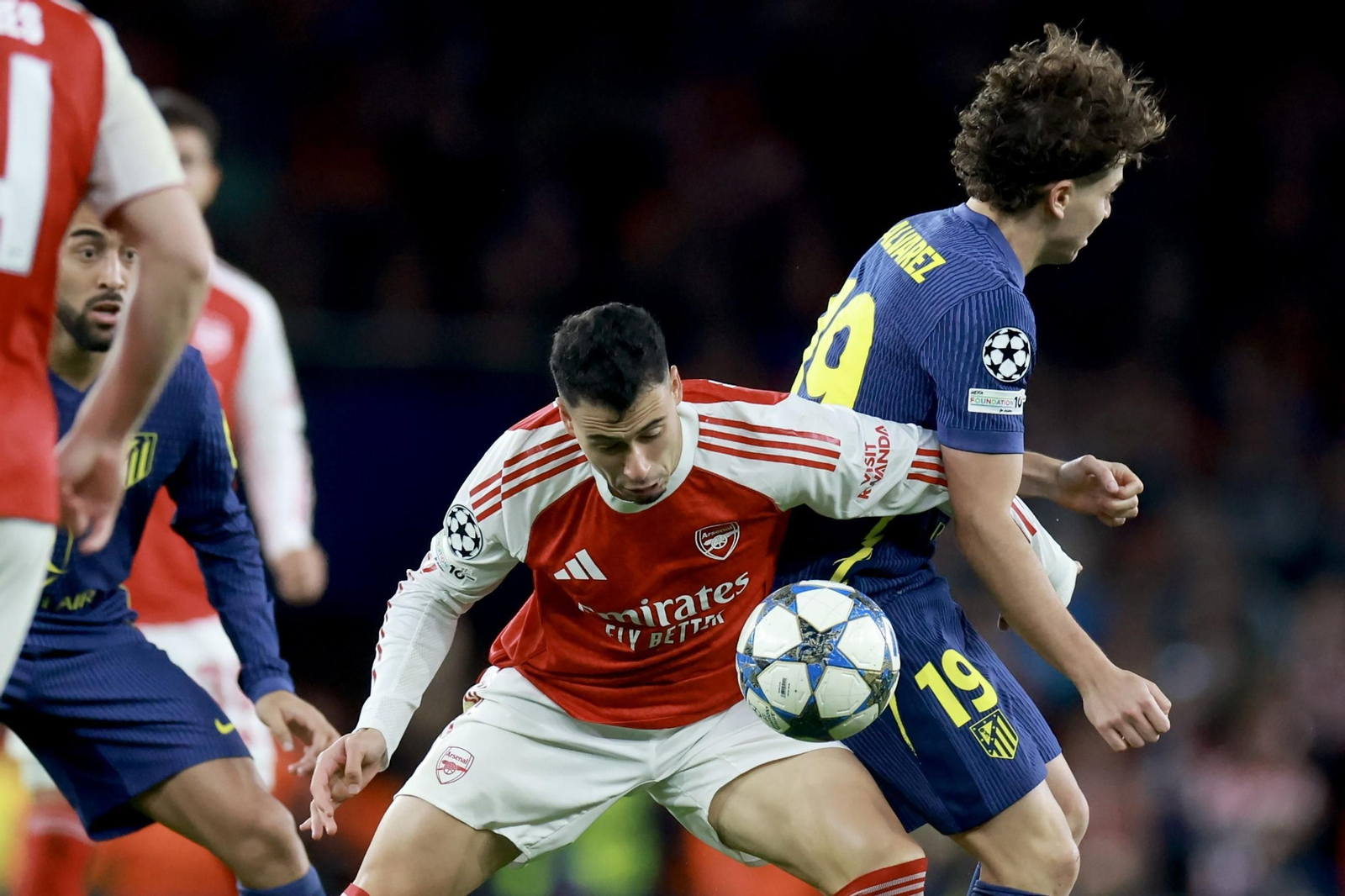 Las fotos del Arsenal-Atlético de Madrid