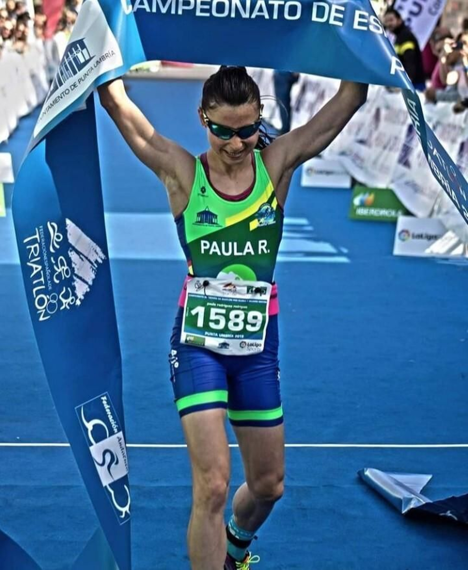 Paula Rodríguez fue la mejor fémina en Punta Umbría.