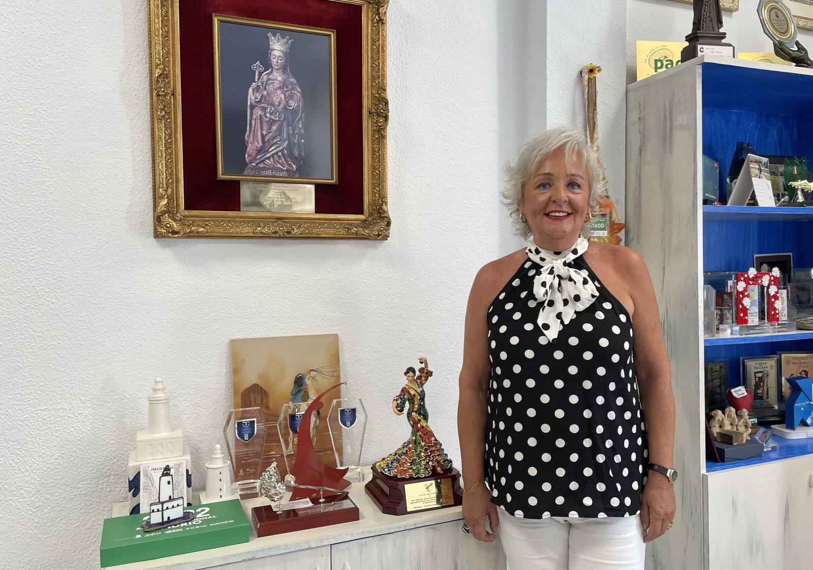 Teresa Porra, concejala de Servicios Operativos, Playas y Fiestas, en su despacho