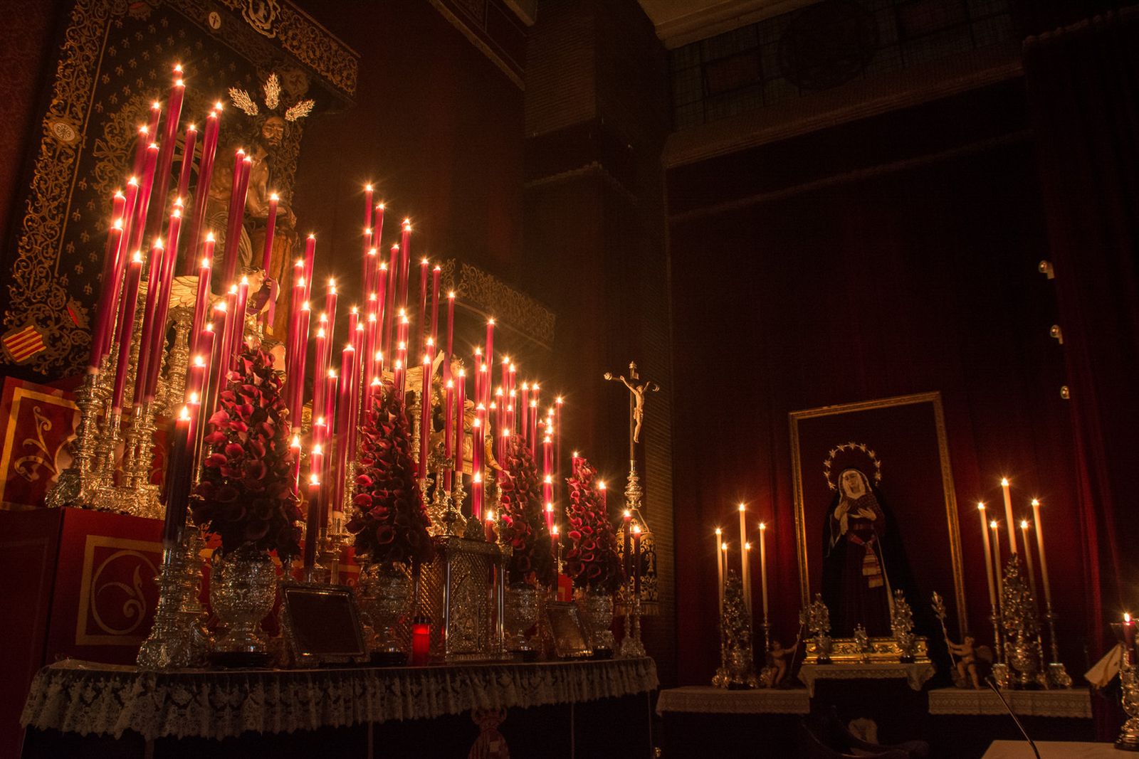 Las Cigarreras celebró su solemne quinario en honor a Jesús Atado a la Columna