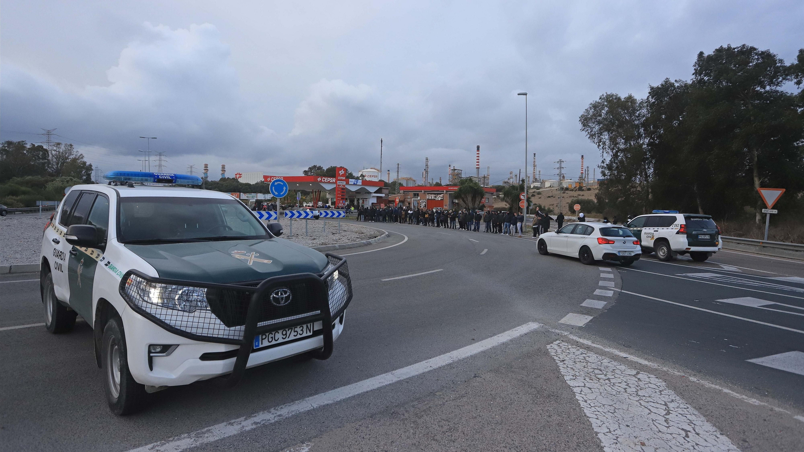 Fotos de la tercera jornada de la huelga del metal en el Campo de Gibraltar