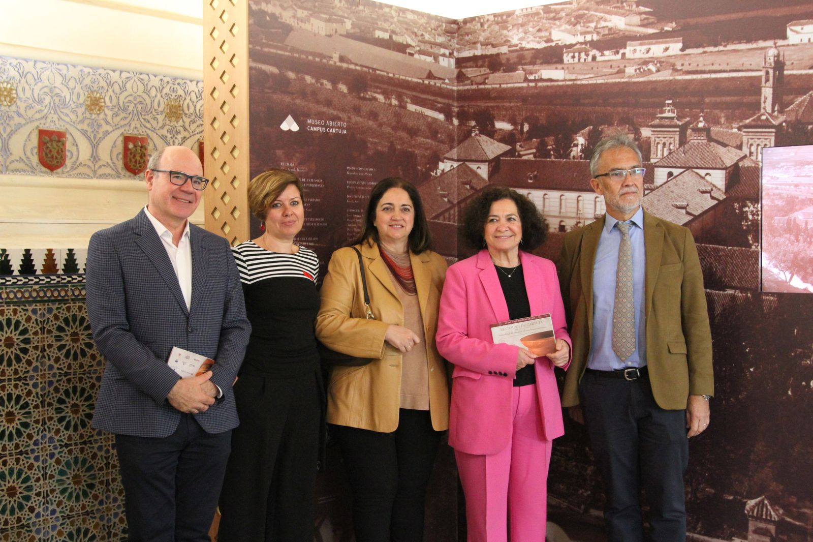 Pedro Mercado, Elena Sánchez, María Luisa Bellido, Pilar Aranda y Víctor Medina.