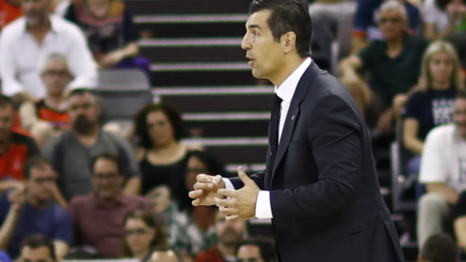 Pin, durante el partido ante el Casademont Zaragoza