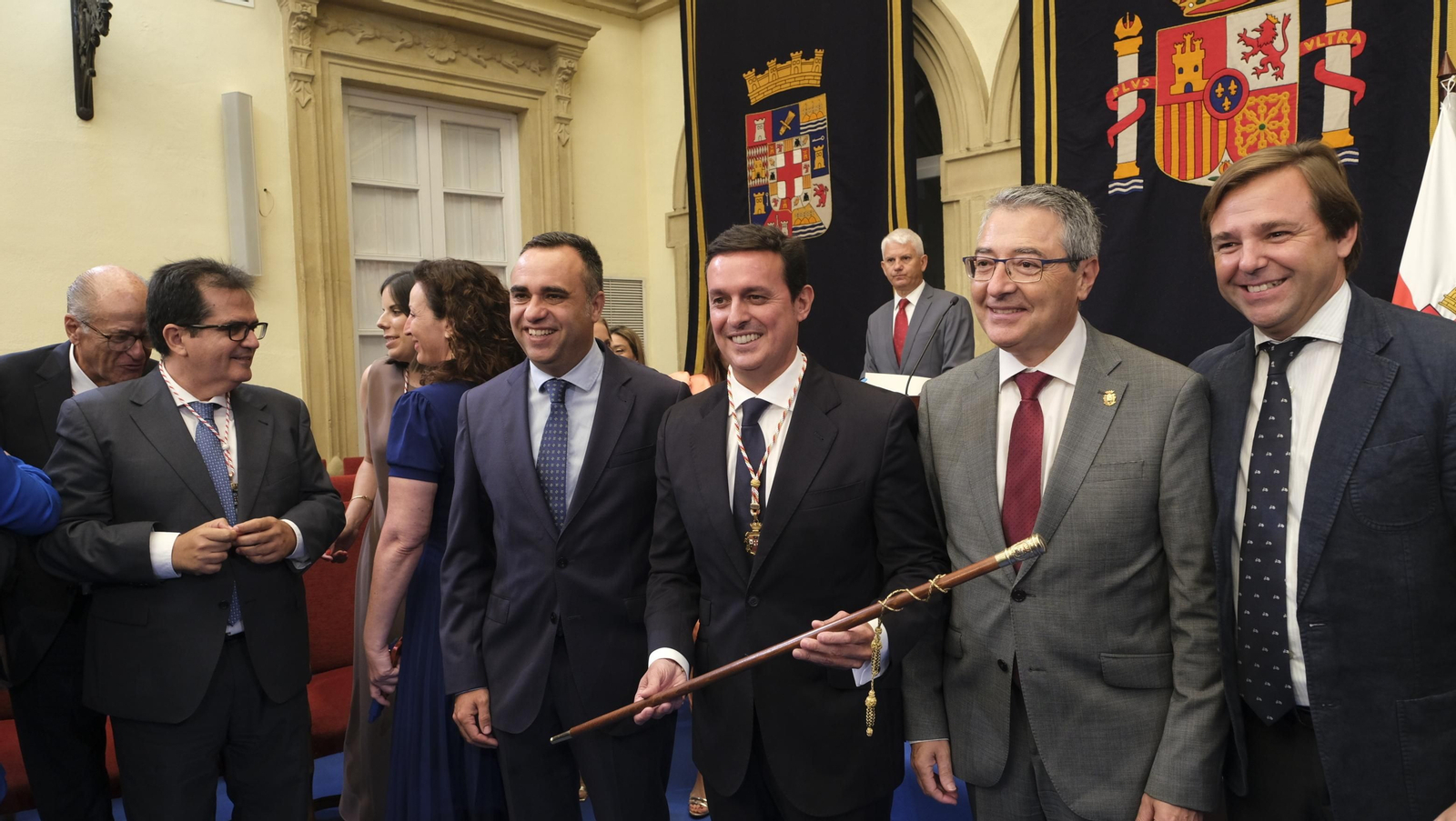 Imágenes del acto de constitución de la Diputación de Almería