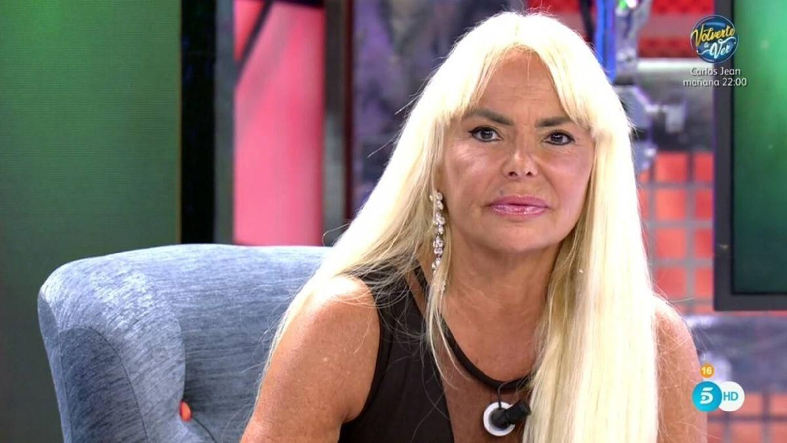 Leticia Sabater durante una entrevista en Mediaset