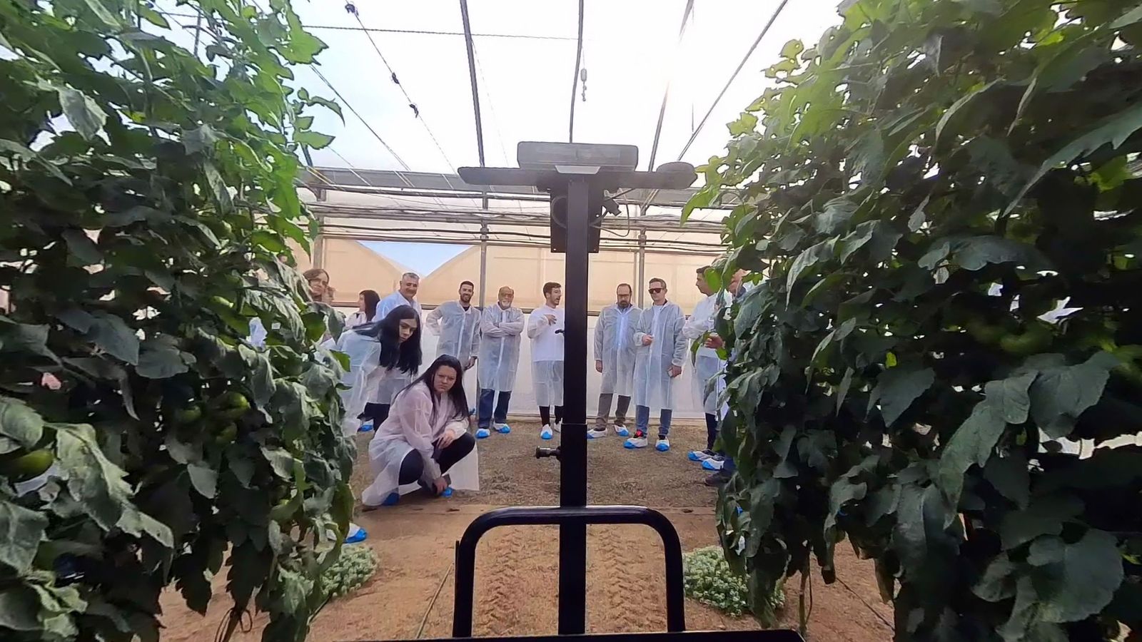 Imangen de un taller de digitalización en la Estación Experimental.