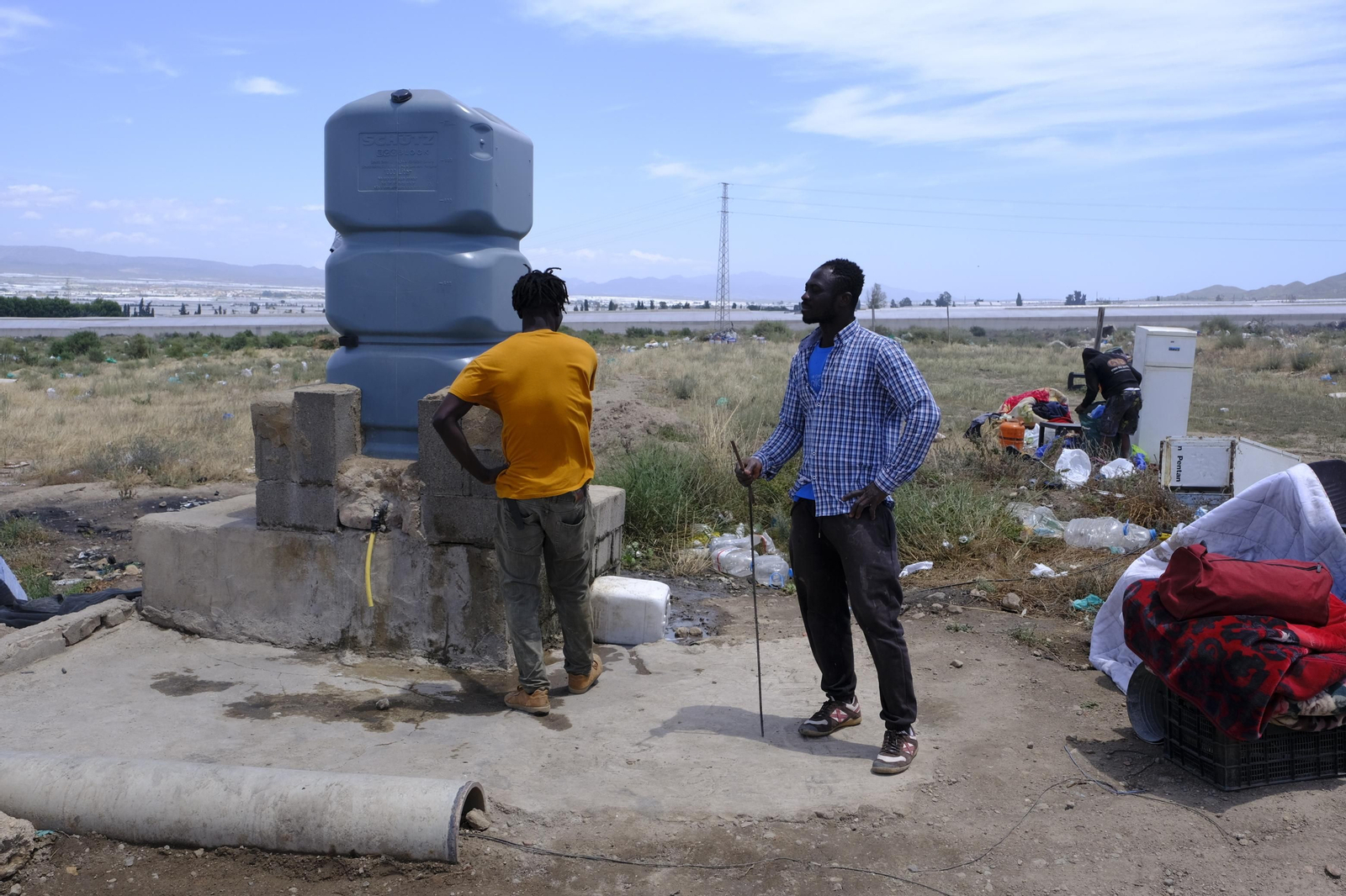Fotogalería incendio asentamiento de chabolas en Atochares-Níjar (Almería)