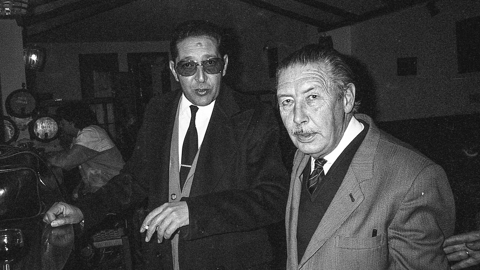 Los periodistas Pepe Cortés y Rafael Gómez Montero.
