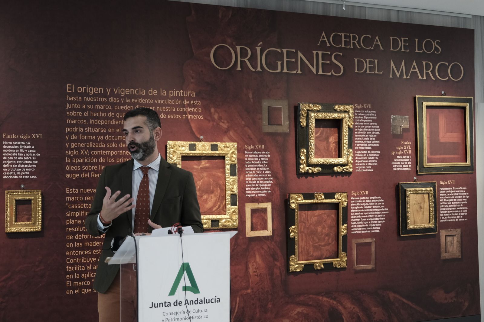 Fotogalería inauguración exposición El Marco Barroco Español. Museo de Almería.