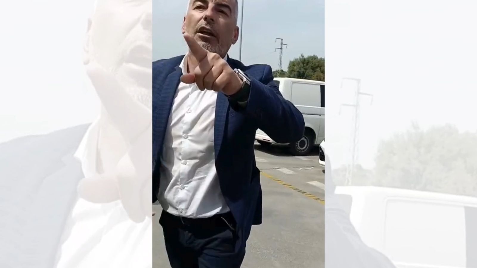 La agresión por la que fue denunciado Juan Carlos Crespo Sánchez.