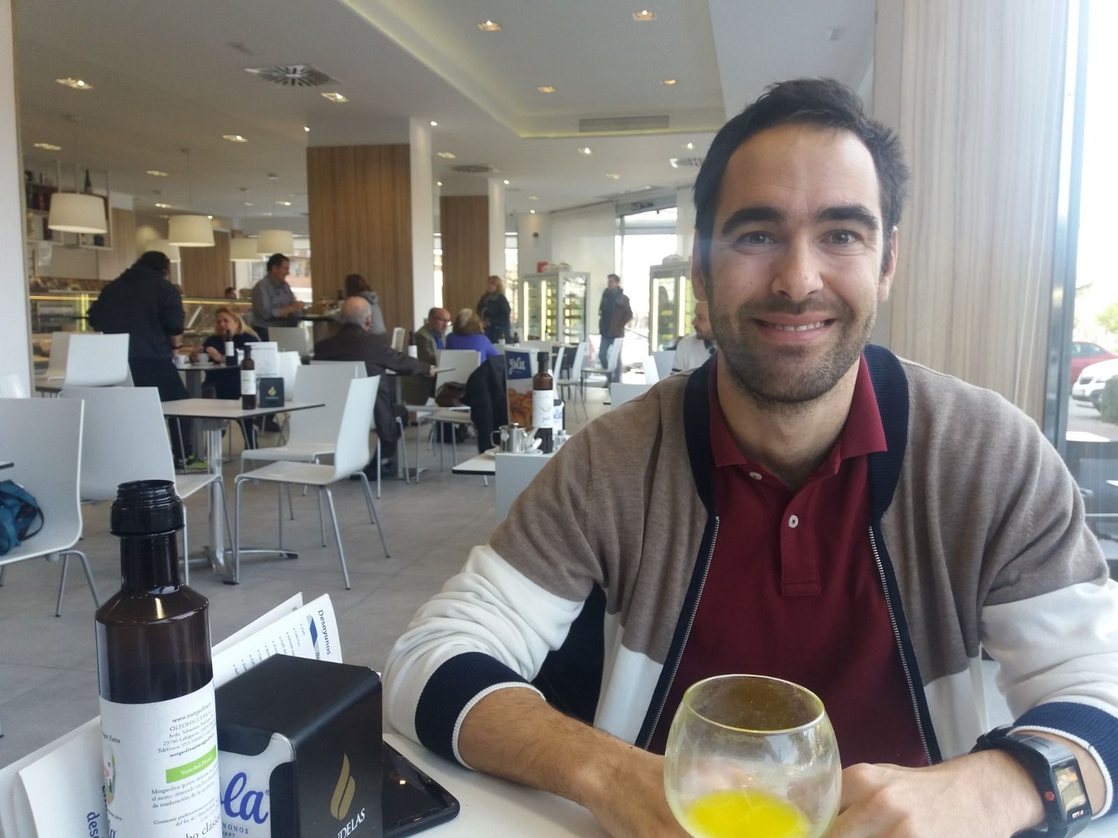 Miguel Ángel López Zúñiga, durante la entrevista.