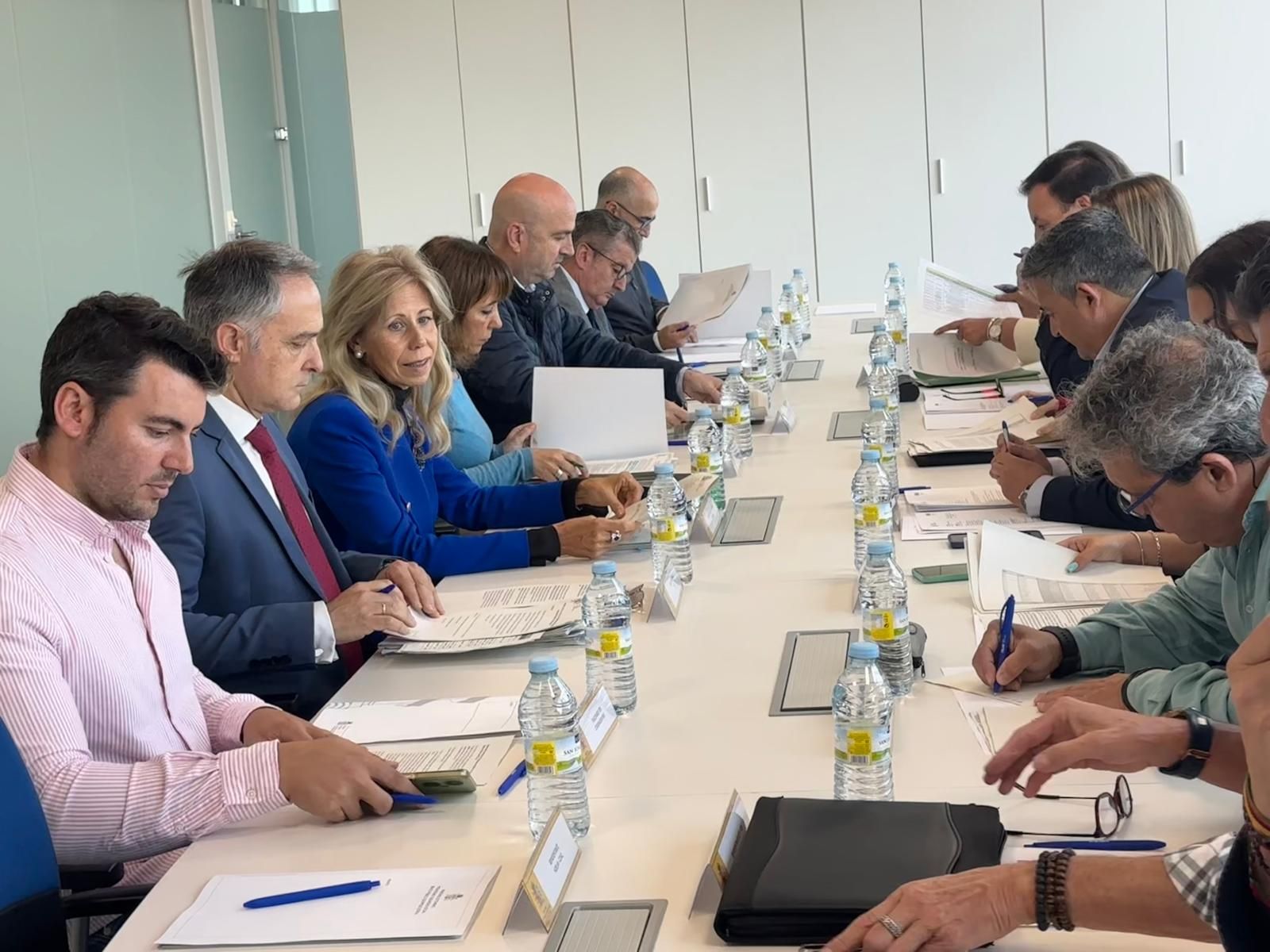 La Comisión Provincial de Seguimiento del Programa de Fomento del Empleo Agrario (PFEA), reunida este martes.