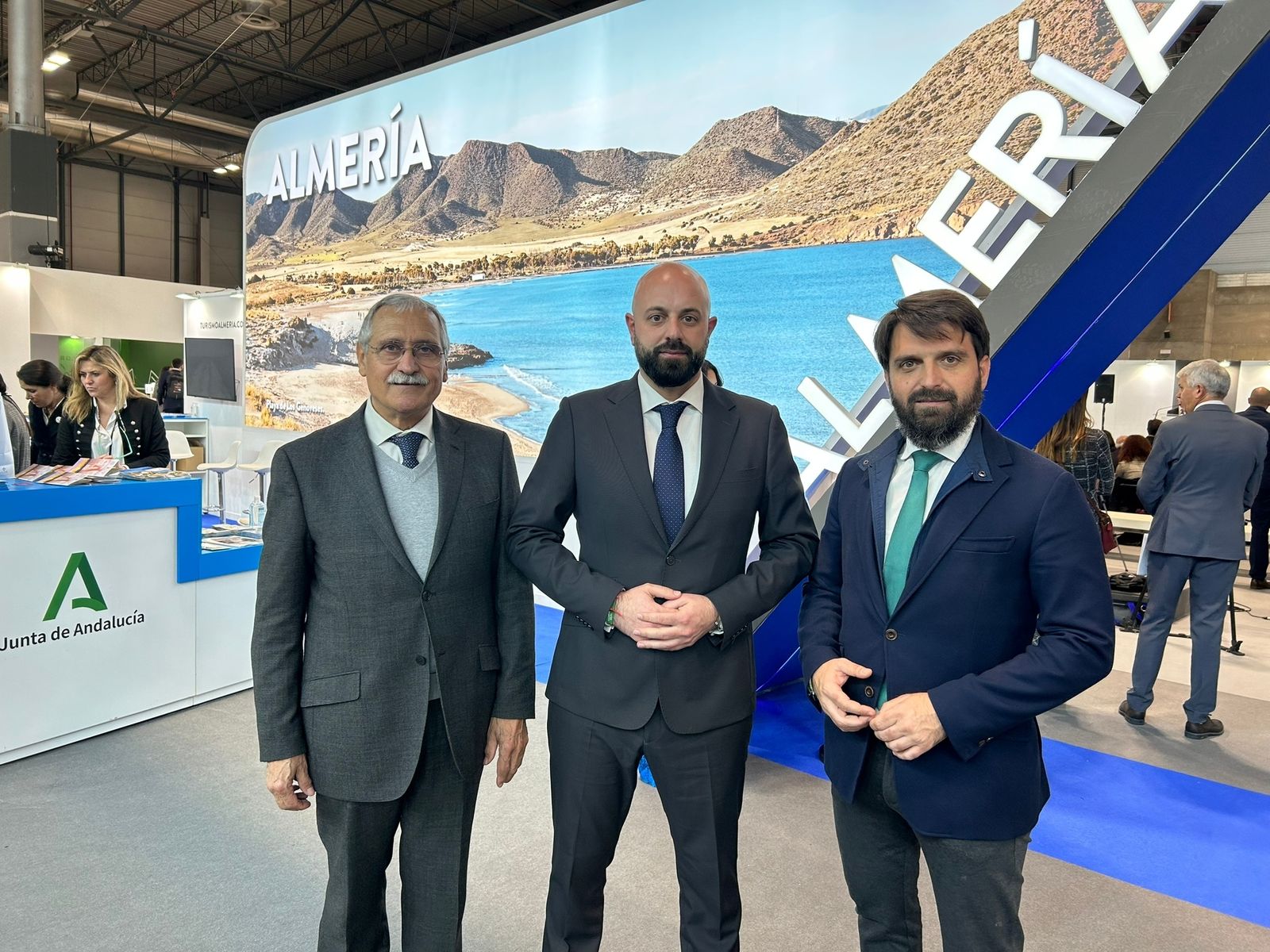 Isidro Ferrio, Juan José Bosquet y Juan Francisco Rojas.