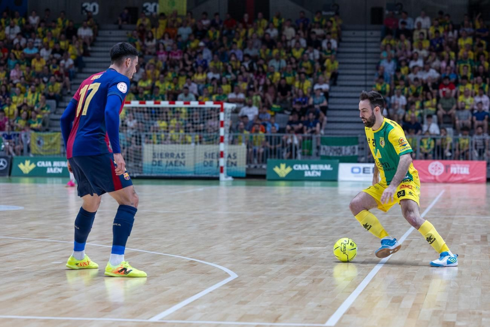 El triunfo del Barça ante el Jaén FS en el Olivo Arena