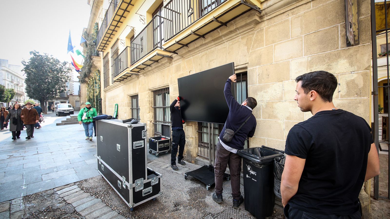 Todo preparado para las Campanadas de Canal Sur en Jerez