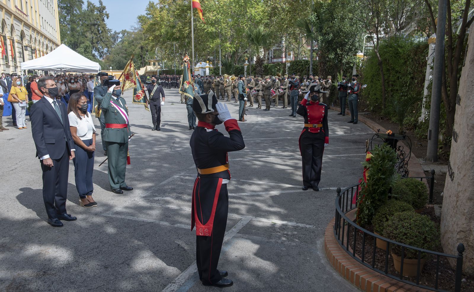 El acto del día del Pilar de la Guardia Civil, en imágenes