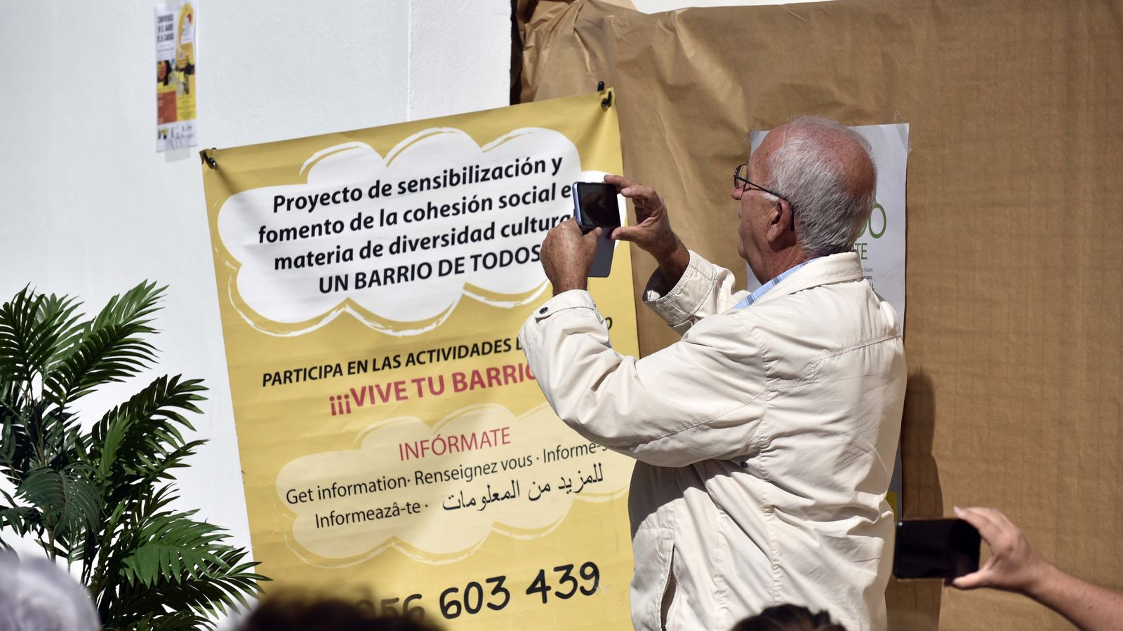 Fiesta de convivencia en el barrio de la  Caridad de Algeciras, organizada por la Fundación Márgenes y Vínculos.