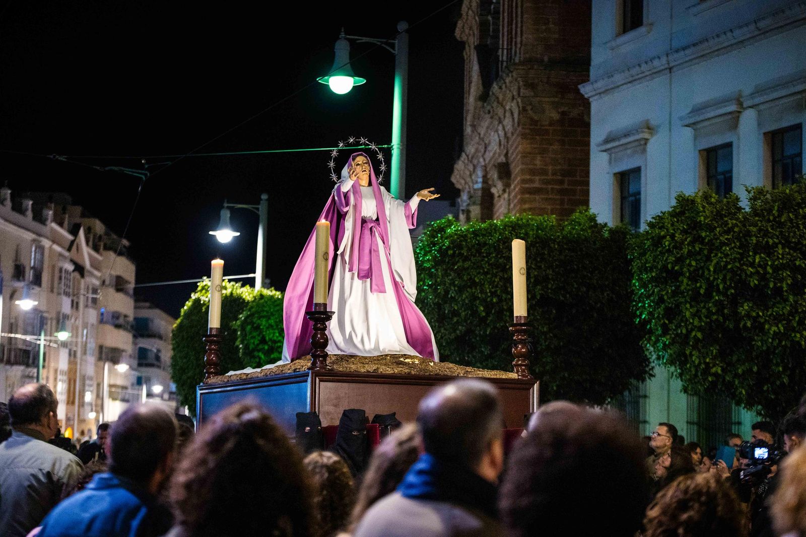 Las imágenes de la hermandad del Rosario en la Semana Santa de San Fernando 2025