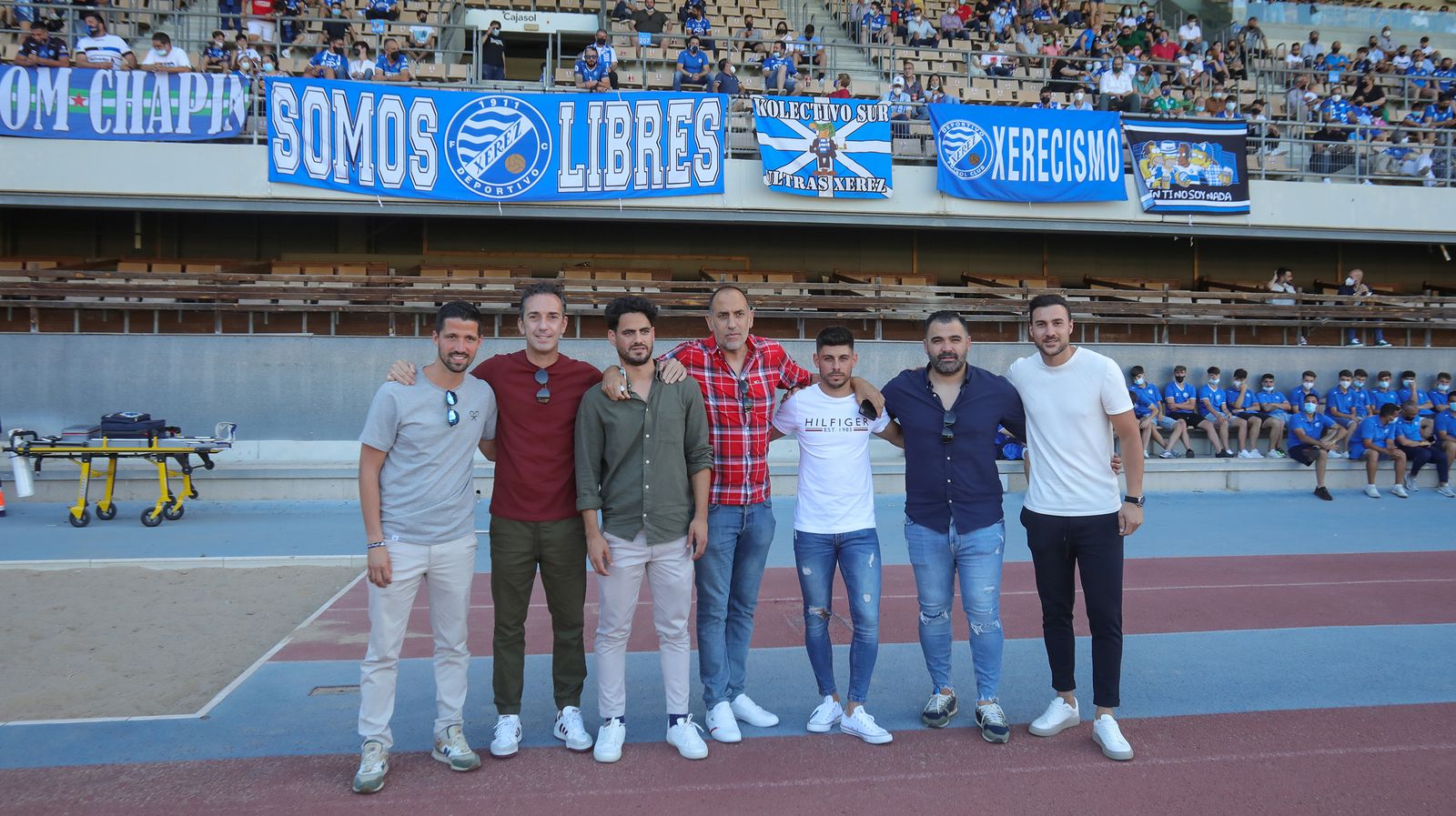 Fiesta del ascenso del Xerez DFC en Chapín