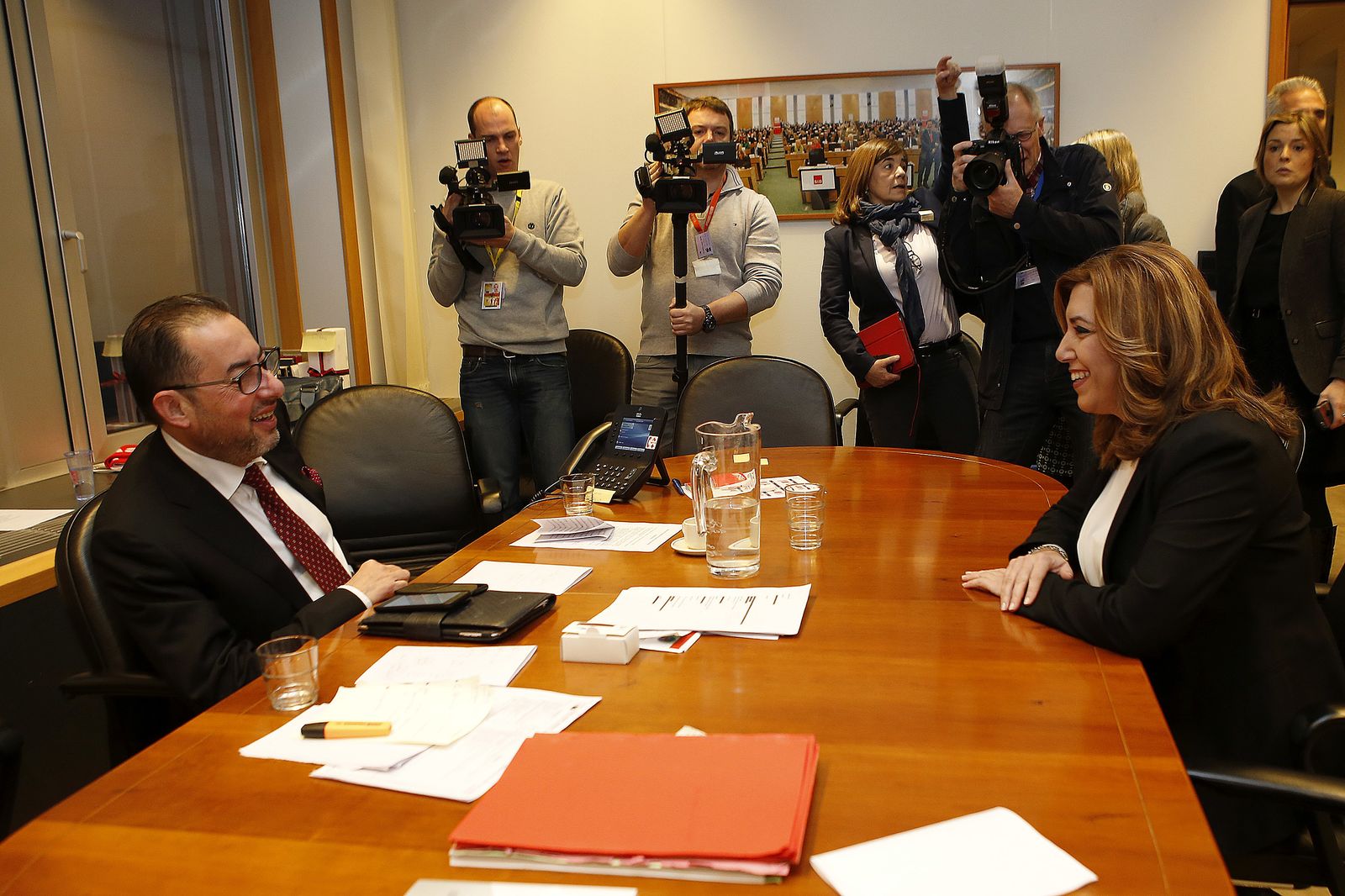 Susana Díaz en Bruselas
