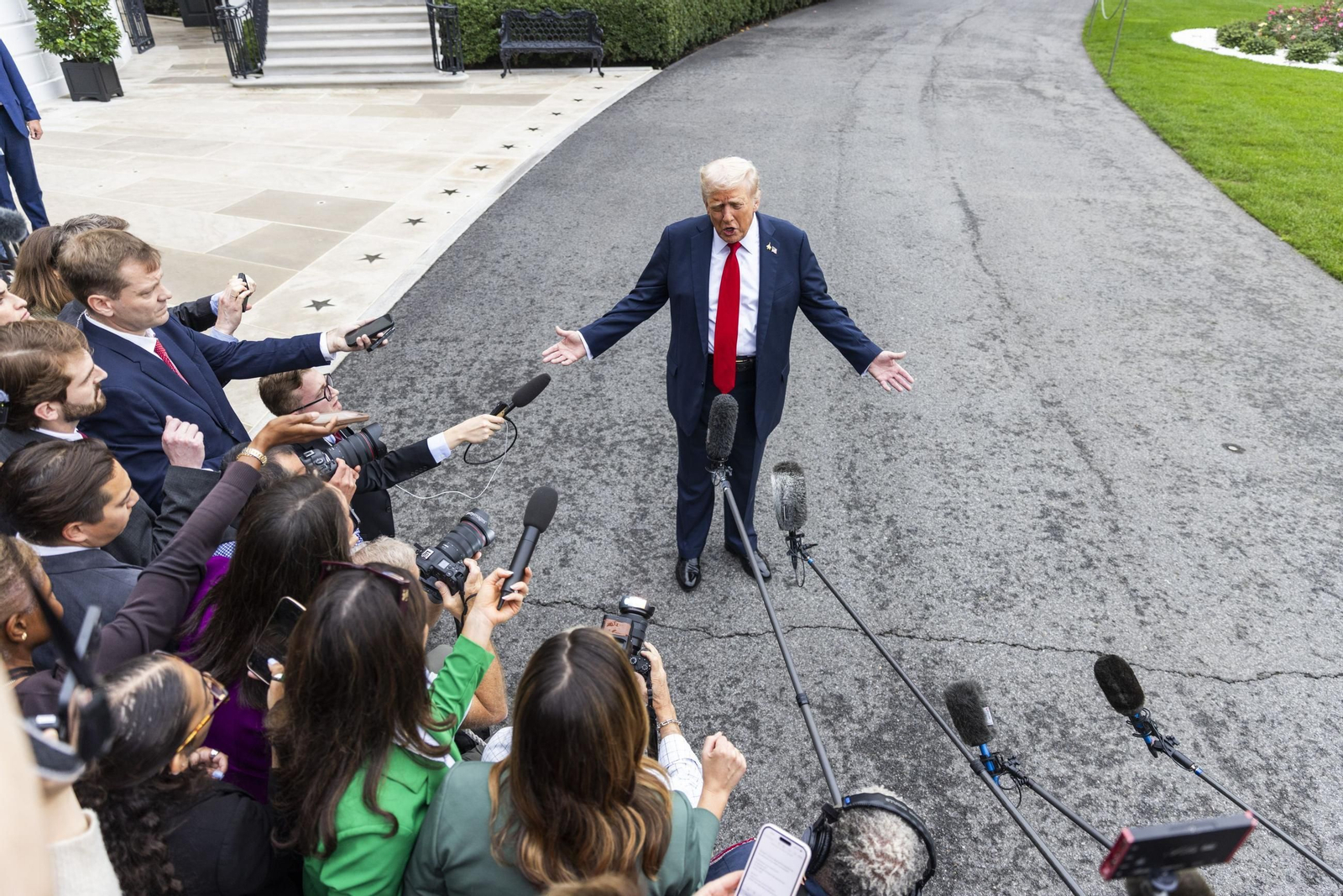 El presidente de EEUU, Donald Trump, este martes.