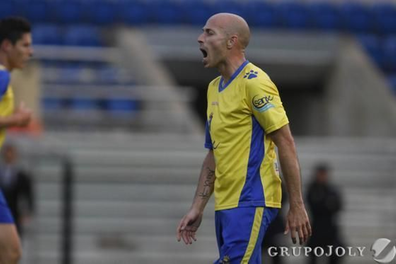 Óscar Pérez se lamenta. 

Foto: Lourdes de Vicente - Joaquin Pino