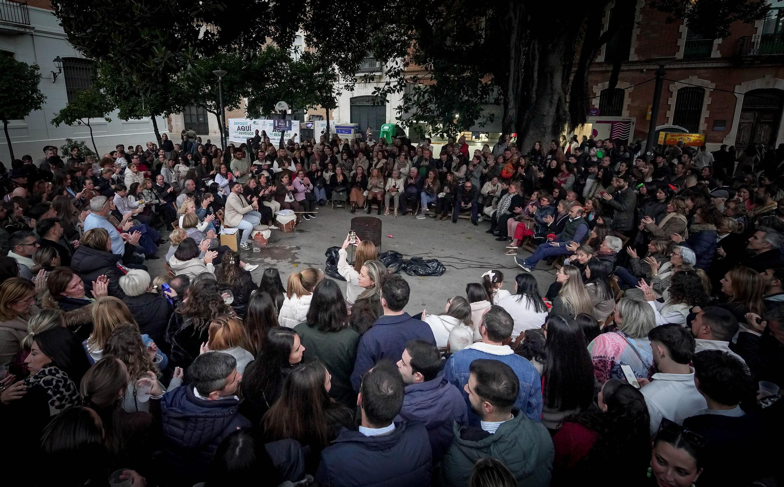 Una zambomba, estos días en Jerez.