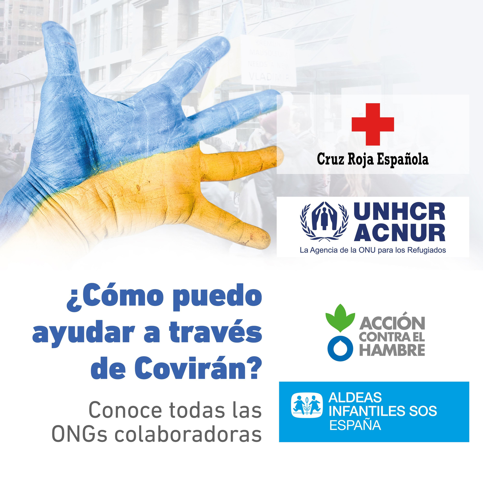 Covirán activa una campaña de ayuda de ayuda a Ucrania por vía directa y ONG