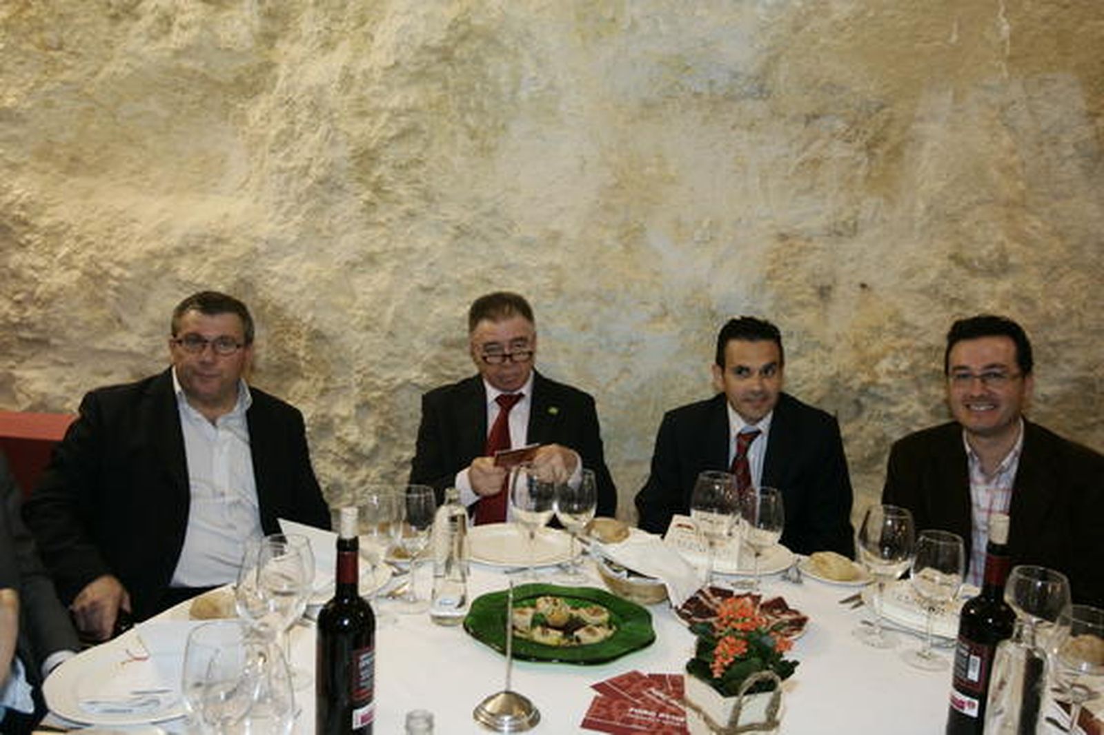 Juan Antonio González (Vicasol), José Martínez Portero (Unicagroup), Juan Silva Martos (Almeriagro) y Manuel Sánchez (Coalsa)

Foto: Javier Alonso