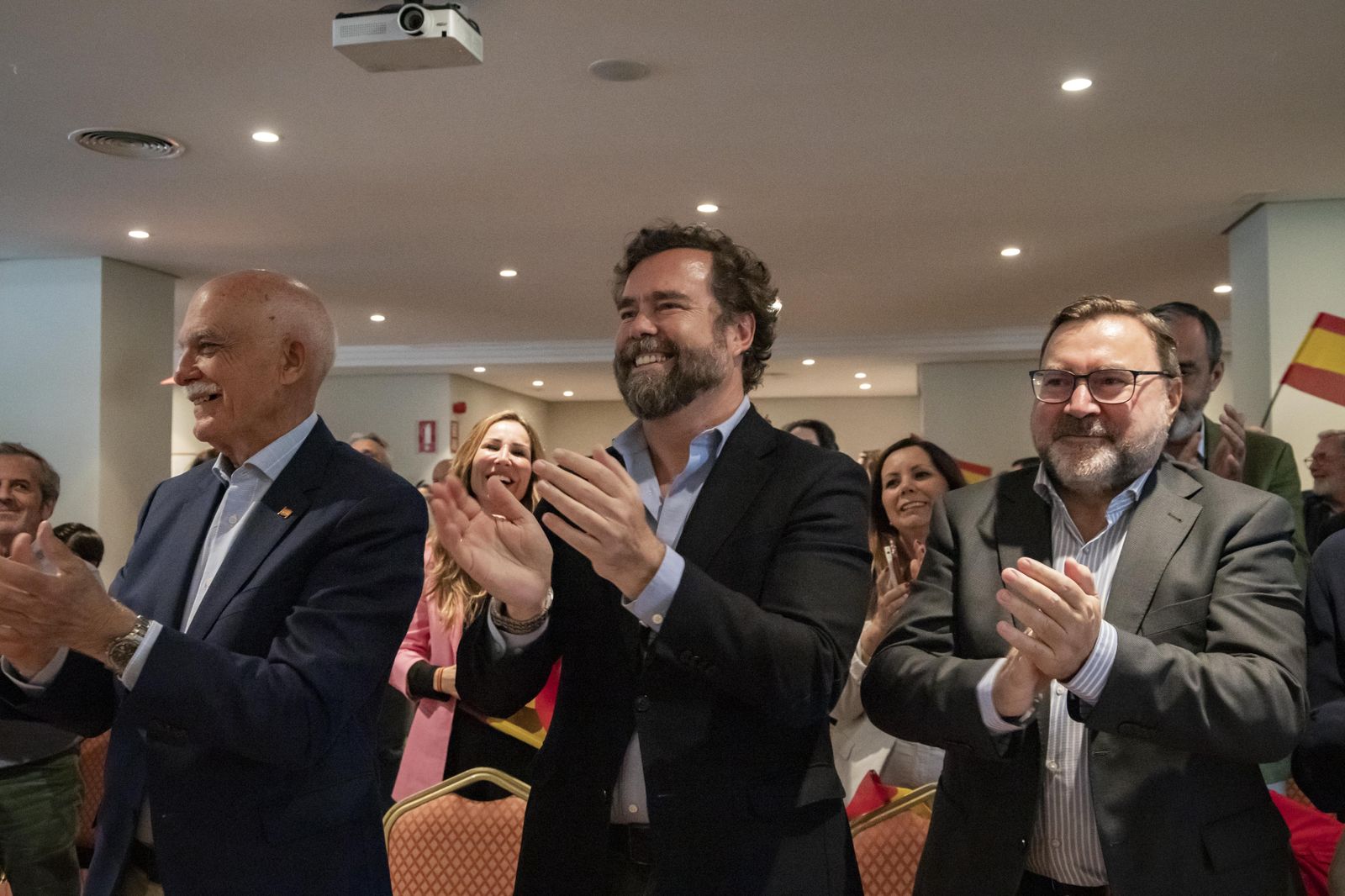 Espinosa de los Monteros, en un mitin de Vox en Jerez