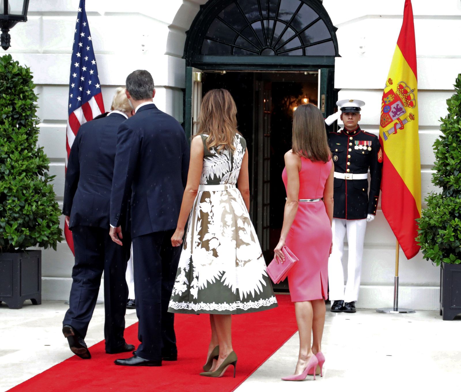 Los Reyes, en la Casa Blanca