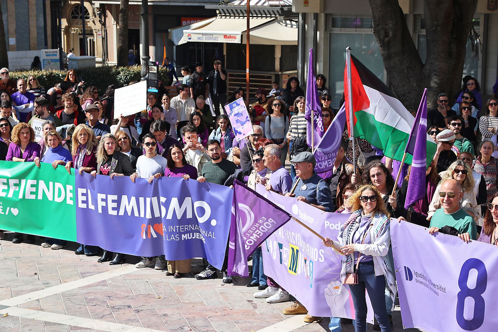8M: Las fotografías de la manifestación del Día de la Mujer