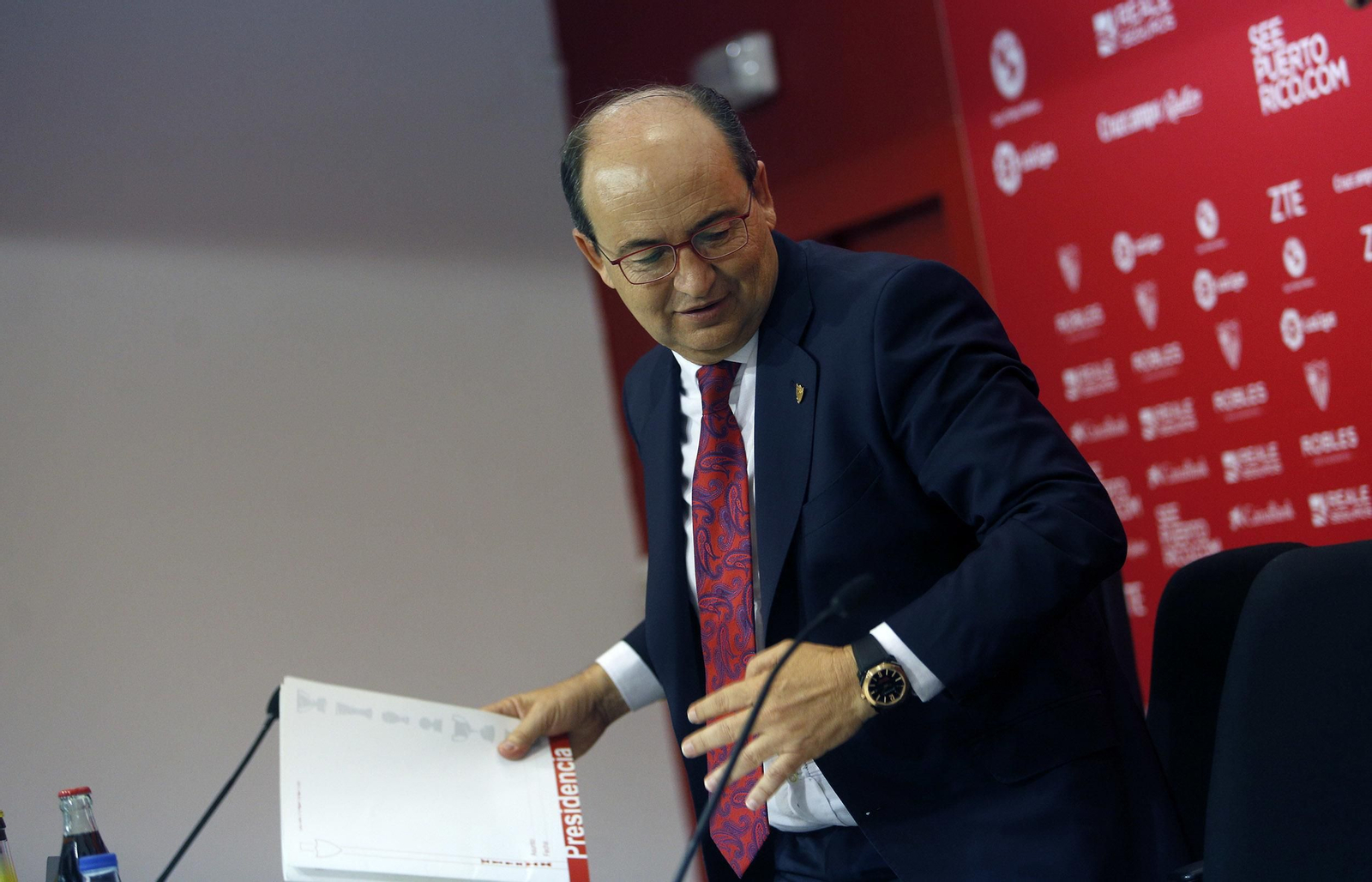 José Castro, en la presentación de Berizzo.